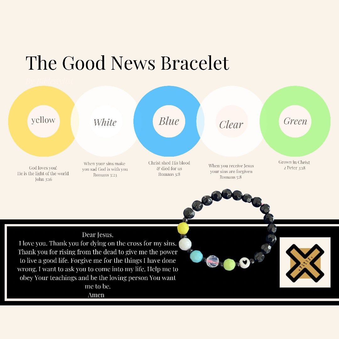 The Good News Bracelet Word Bracelet Personalized Name Etsy