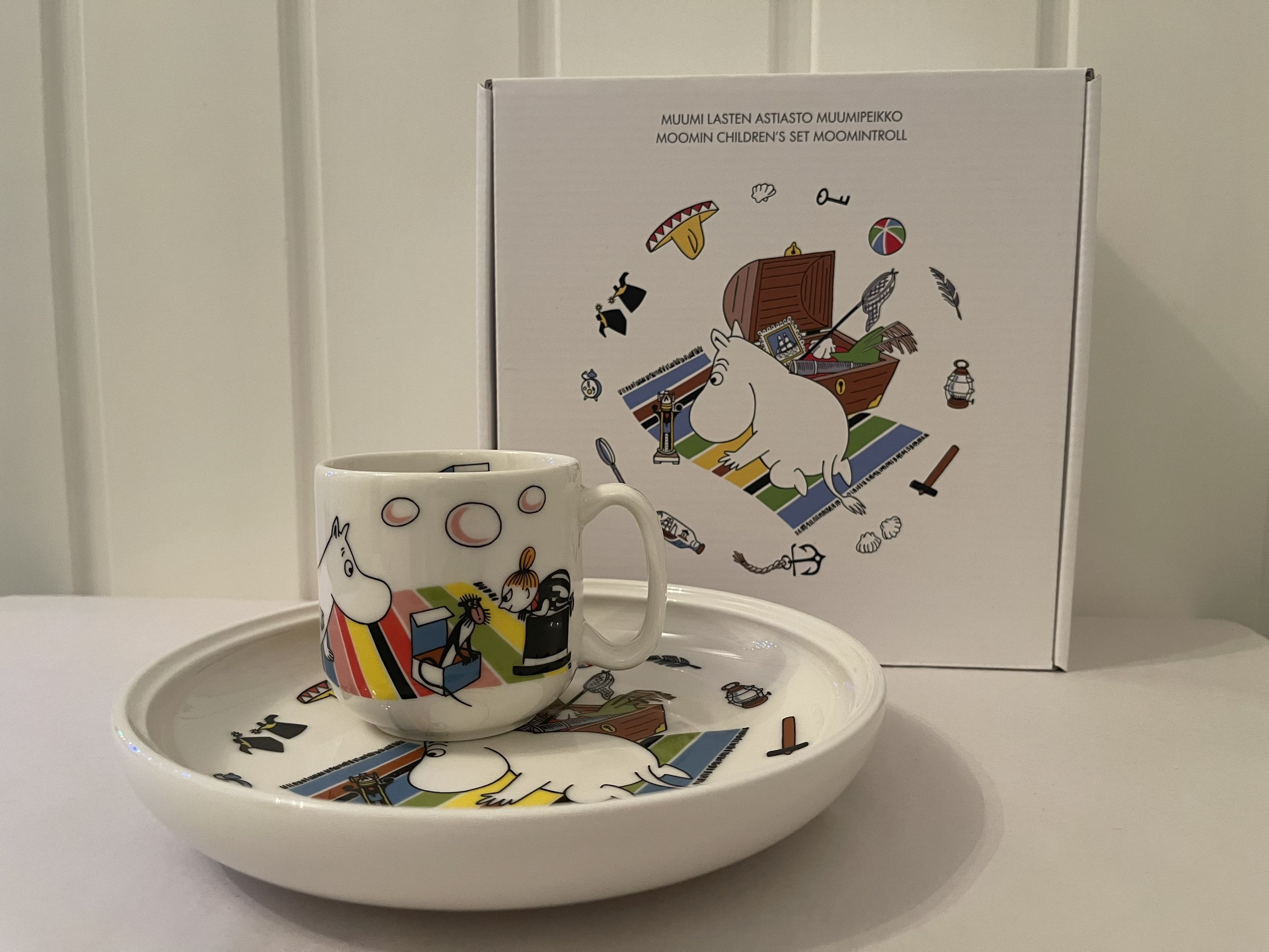 ARABIA FINLAND MOOMIN Mug and Plate Set Moomintroll Etsy