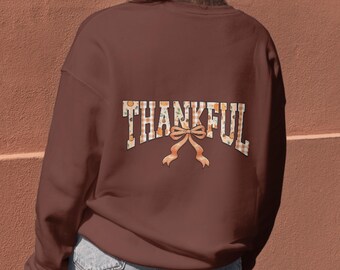 Retro Thankful Coquette Bow PNG, Retro Fall Png, Autumn Cozy Season Png, Fall Png, Fall Coquette Bow Png, Fall Pumpkin Png, Fall Girly Png.