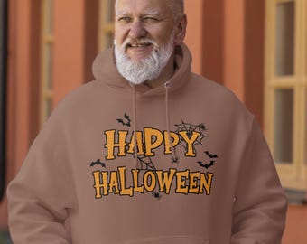 Happy Halloween Svg File, Scary Happy Halloween Sign, Pumpkin Svg, Bat Svg, Spider Svg Shirt, Halloween Cricut File, Svg Digital Download.