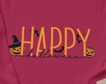 Happy Halloween SVG, Halloween Quote Svg, Spooky Vibes Svg, Halloween Vibes svg, Spooky Season Bat Svg, Pumpkin Vibes Png, Digital Download.