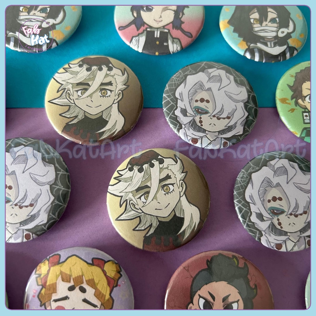 Demons! Fanart Button Badges - Etsy UK