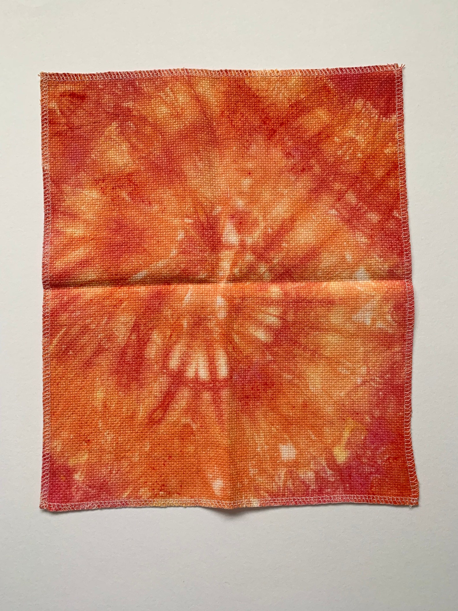 Tie Dye Cross Stitch Aida 14 Count Hand Dyed Fabric 10.5 x Etsy