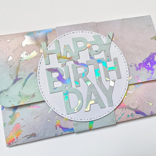 Birthday Money Wallet With Notecard, Money Envelopes, Money Gift, Cash Gift Envelope, Birthday Money, Money Gift Envelope