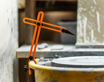 Throwing gauge / ceramic tool / pottery tool / pottery on the wheel