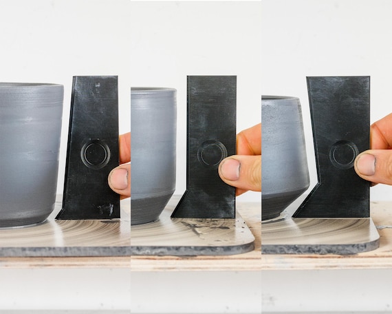 SET eckige Drehhilfen / Schablone / Töpferwerkzeug / Töpfern Drehscheibe / Töpferrippe / Formschiene / 3d Druck / Drehschiene töpfern