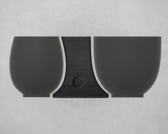 Pottery wheel 2 molds / template / pottery tool / pottery on the potter's wheel / potter's rib / molding rail / PLA 3D printing