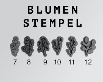 Plant Clay Stamp / Ceramic Stamp / Clay / Tool / Pottery Tool / Pottery Stamp / Decoration