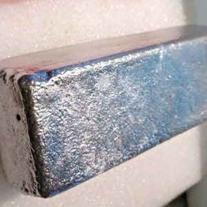 Aluminum Bar Ingot  5 oz  +Plus - pure Not Stamped  Made In USA hand poured