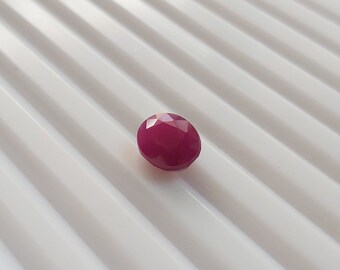 11.00cts Natural Untreated Unheated Ruby Gemstone Oval Shape Emerald Cut 10*8mm 12*9mm 3pcs For Jewelry PURPLISH RED RUBY Gemstone Cut