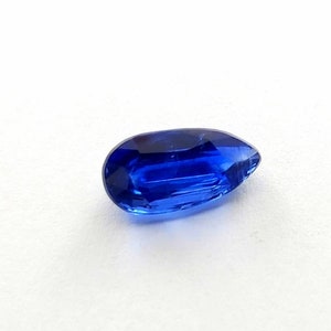 Natural Kyanite gemstone Cut,Pear Shape Kyanite Stone faceted Cut ,Kyanite loose stone For jewelry- Size - 12 x 6 MM -  Weight - 2.80 Carats