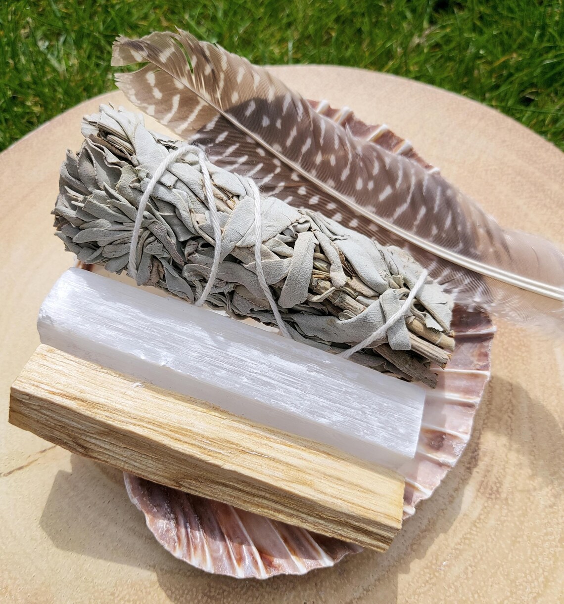 15 Piece Crystal & Sage Kit Rough Crystal Premium Quality Raw Etsy