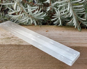 Raw Selenite Charging Station 20cm, Crystal Cleansing Selenite Charger. UK Seller