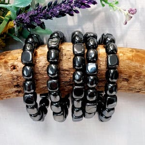 Hematite Handmade Bracelet, Non Magnetic Hematite Bracelet, UK Seller.