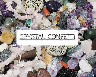 Crystal Confetti Scoop, Mystery Bag, Mixed Gemstones, Lucky Dip, Random Assortment, Tumblestones, Bracelets, Keyring, Cluster, Points.....