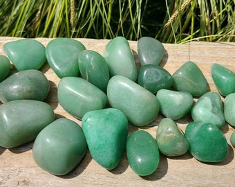 Green Aventurine Tumbled Stone, Premium Quality 'A' Grade, You choose the size you would like !! UK Seller