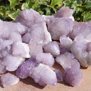 Amethyst Spirit Quartz, Amethyst Cactus Quartz, Porcupine Quartz. UK Seller