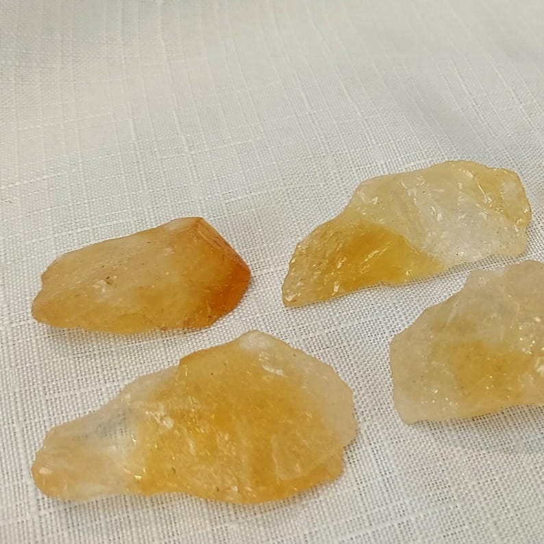Raw Citrine Stone 25–35mm, Rough Crystal Supply for Crafting, Jewellery Making & Collecting.. bild 9