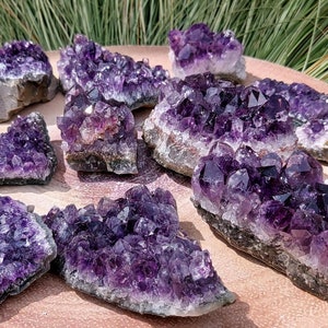 High Quality Uruguayan Amethyst Cluster, You Choose which size!  Dark Purple Amethyst, UK Seller.