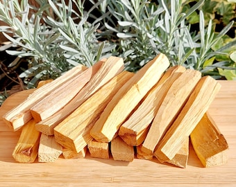10cm Palo Santo Wood Sticks – Peruvian Holy Wood for Craft Projects, Jewellery Making, Rustic Décor & Creative DIY Supplies