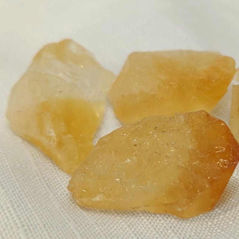 Raw Citrine Stone 25–35mm, Rough Crystal Supply for Crafting, Jewellery Making & Collecting.. bild 6