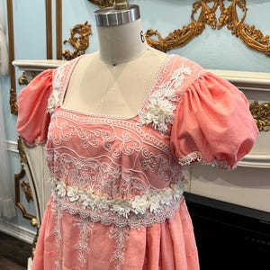 Regency Dress, Bridgerton Dress, Bridgerton Gown, Costume, Regency Ballgown, Regency Gown, Jane Austen, Lady Laine