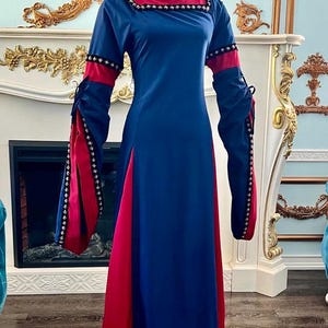 Medieval Gown, Cosplay Dress, Fantasy, Fairy, Theater, Costume, Tudor, Renn Fair