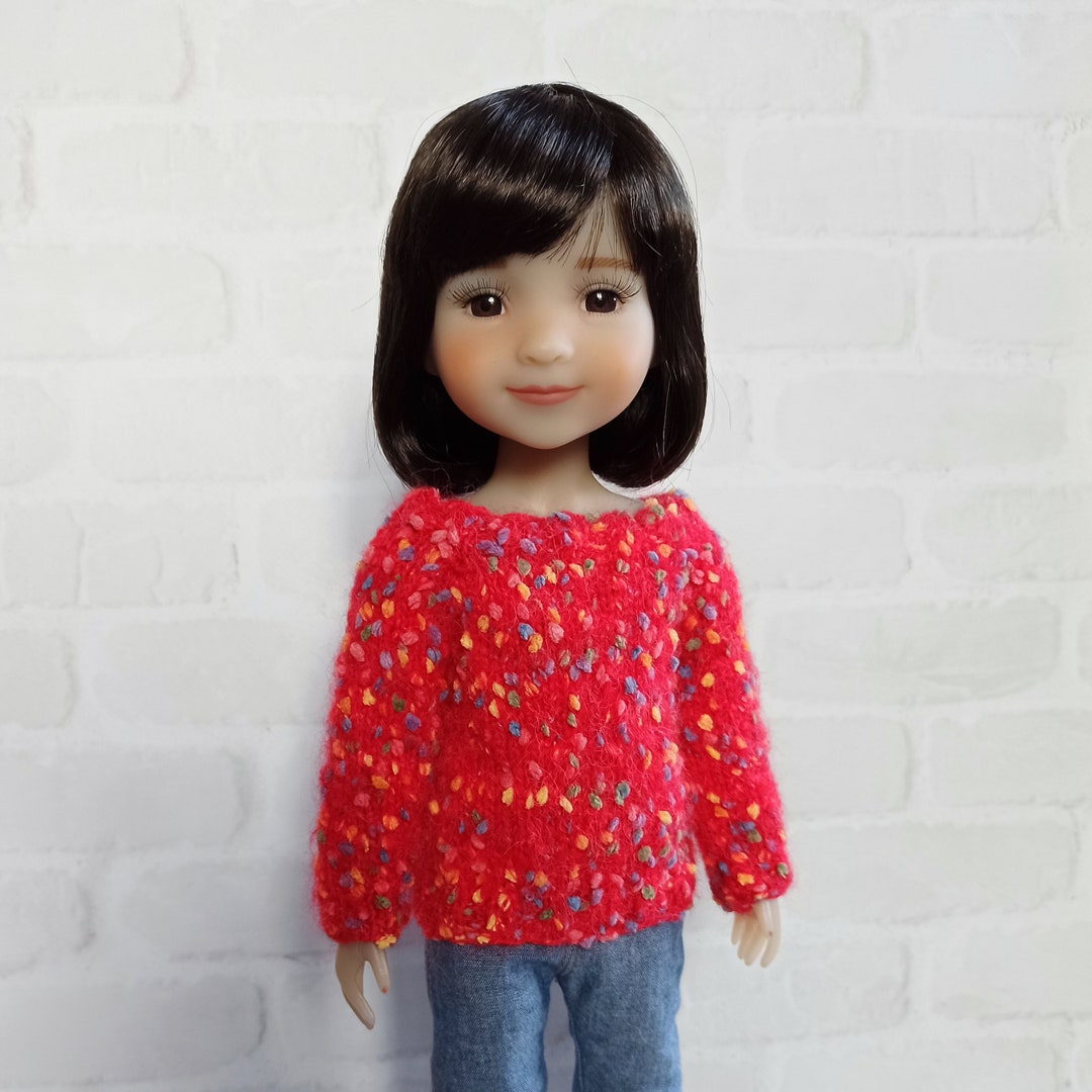 Ruby Red Fashion Friend Clothes. 14 Inch Doll Knitted Outfit. Etsy