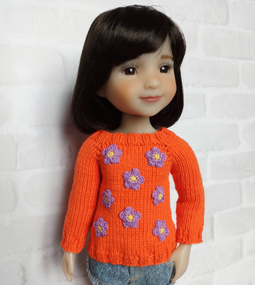 Ruby Red Fashion Friend Clothes. 14 Inch Doll Knitted Outfit. Etsy