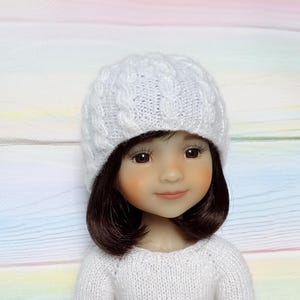 Ruby Red Fashion Friends doll clothes. Knitted hat for doll 14.5&quot; Crochet clothing RRFF