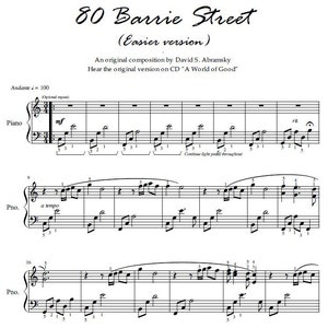 80 Barrie Street ~ Solo Klavier Komposition