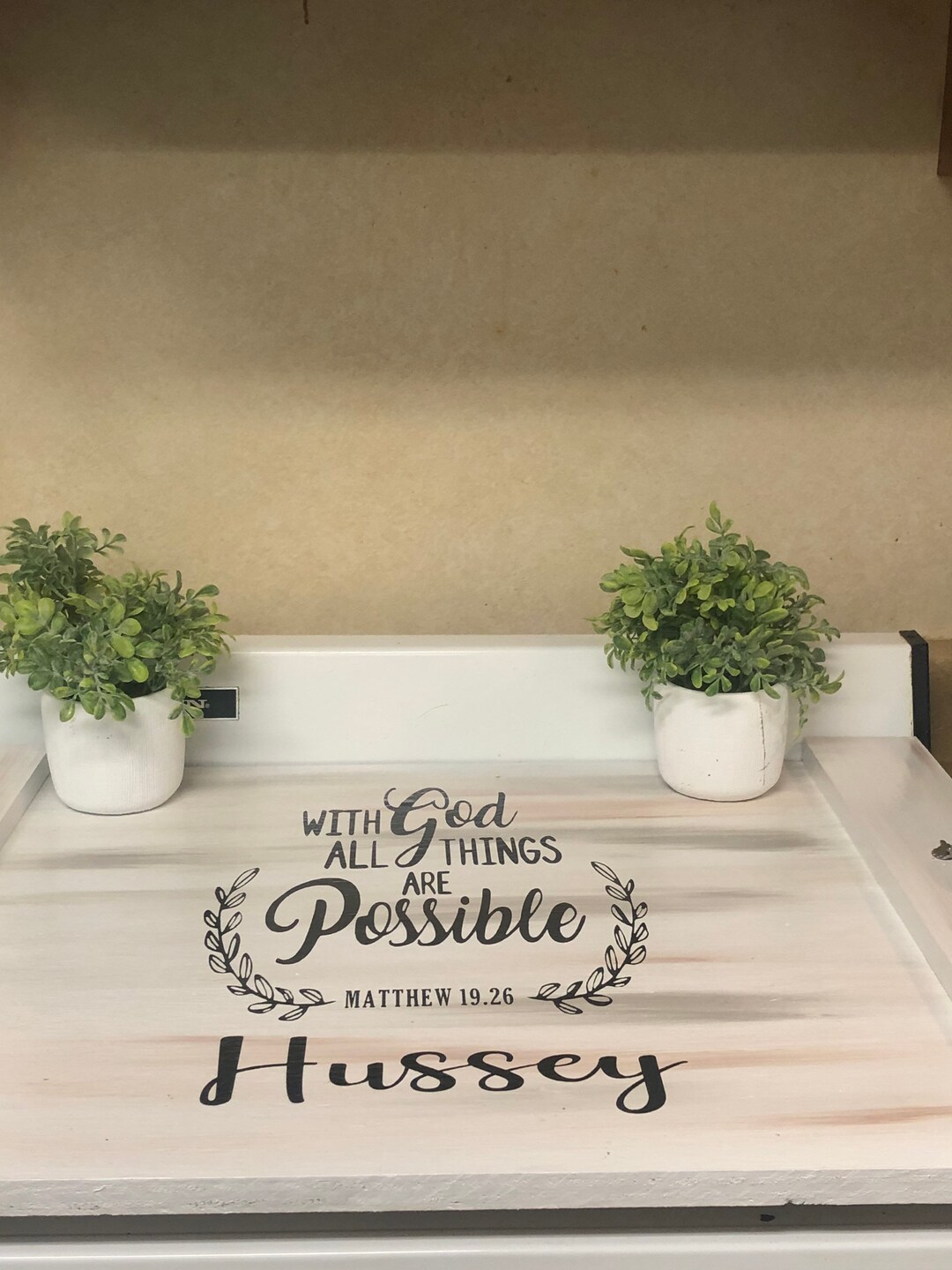 With God All Things Are Possible Stove Cover, Bible Verse Stove Cover, Custom Stove Cover