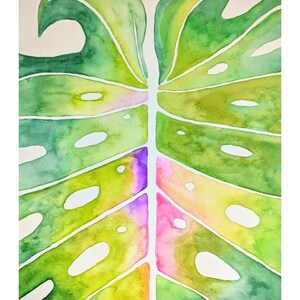 House Plant Art Print | Monstera Print | Monstera Art | Houseplant Art