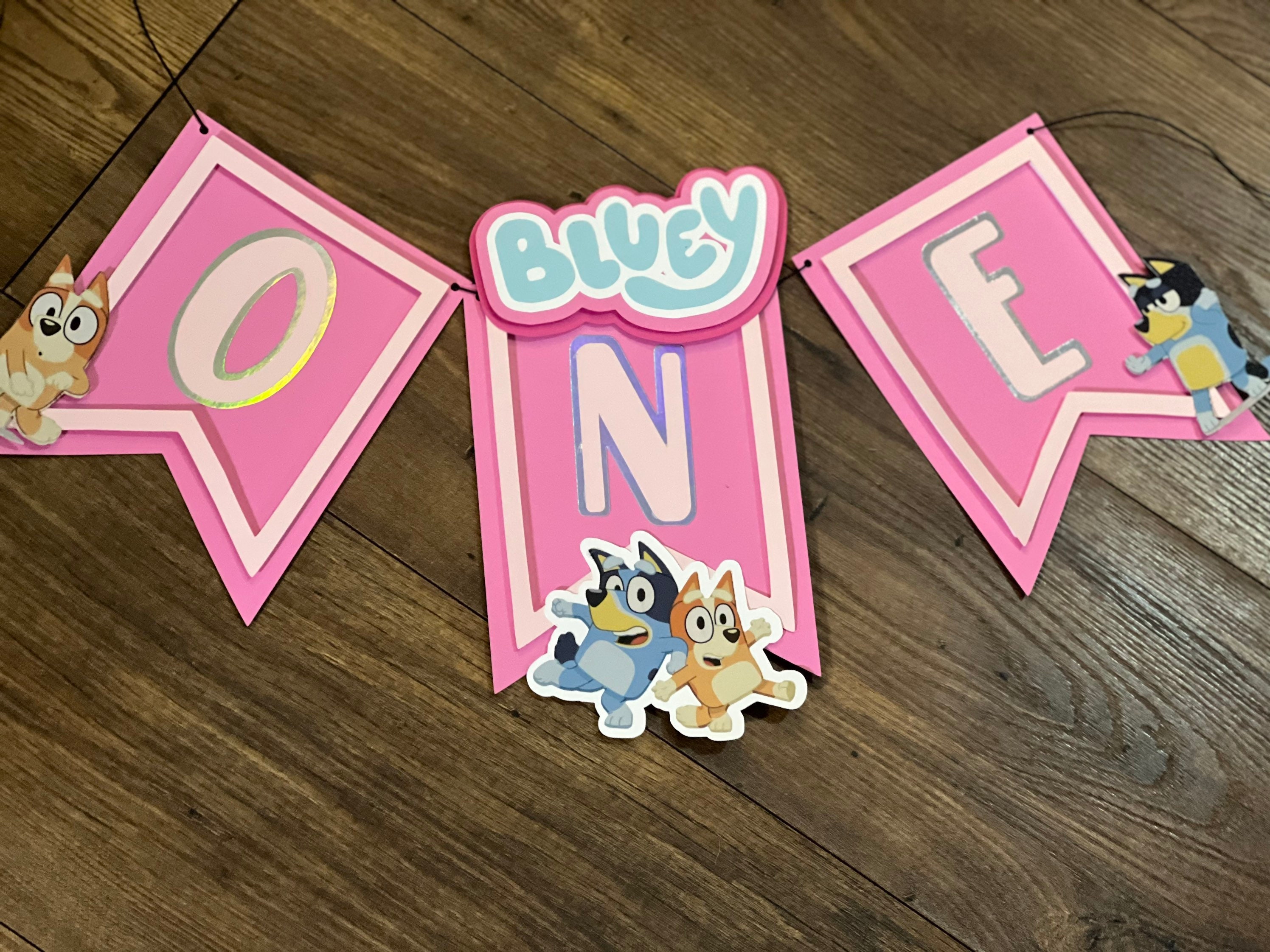 Handmade Bluey Banner
