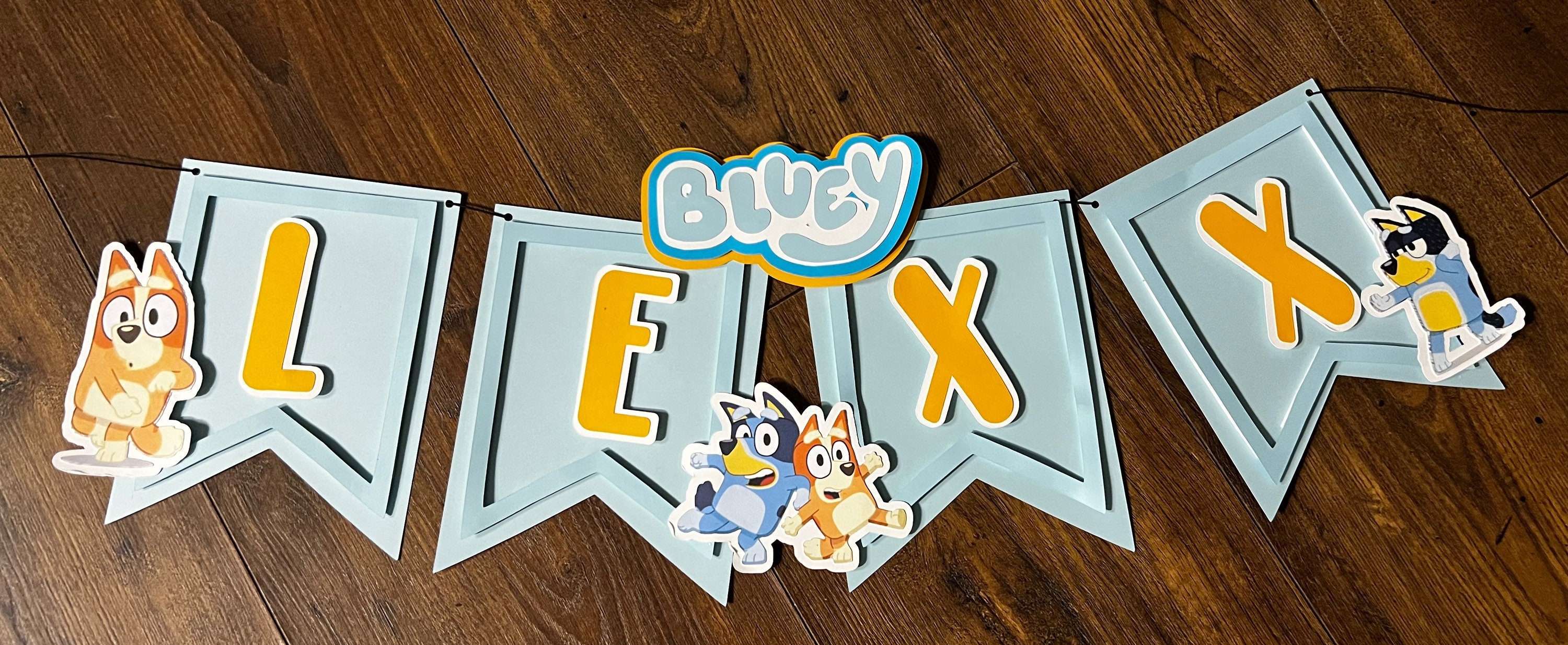 Handmade Bluey Banner
