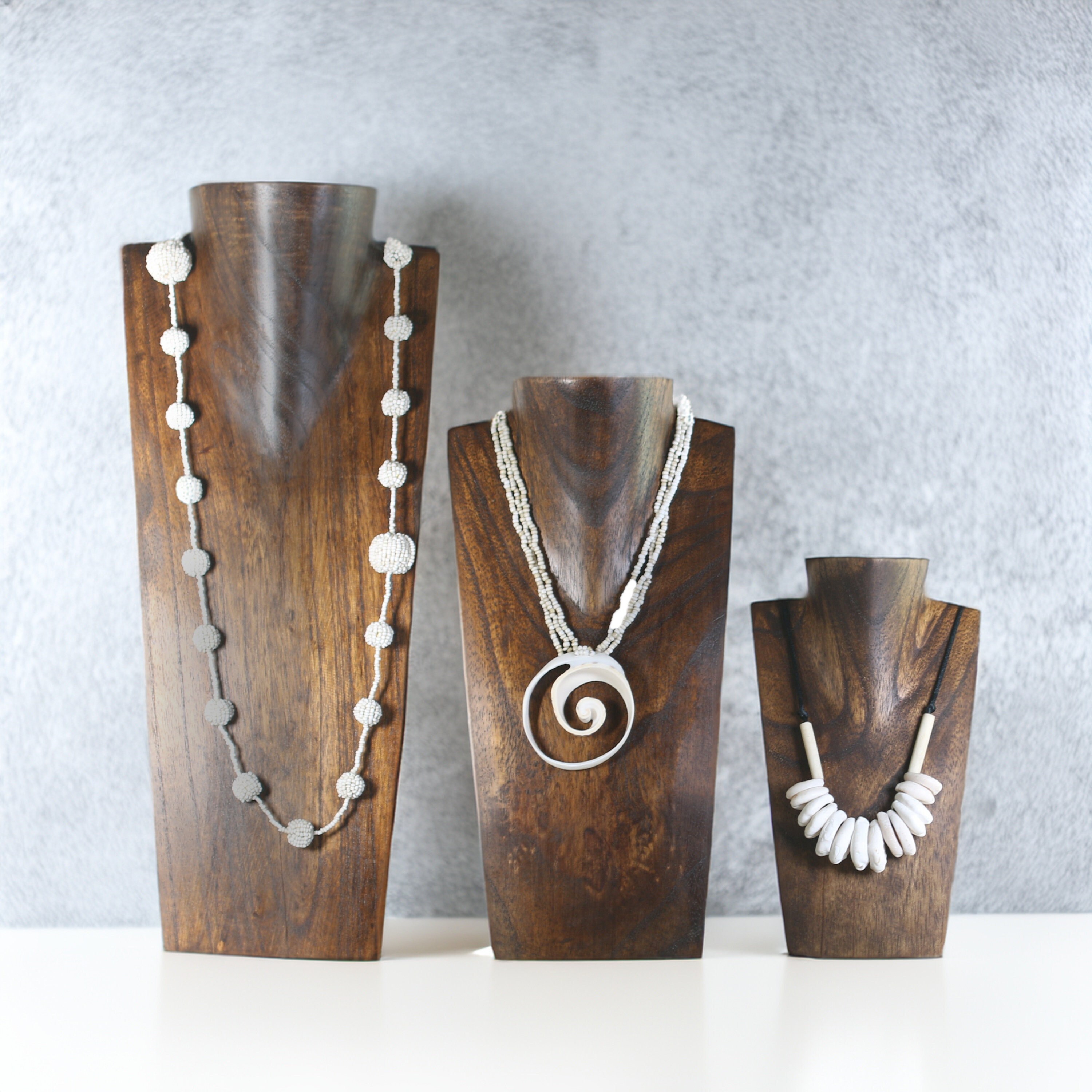 Wood Necklace Stand UK