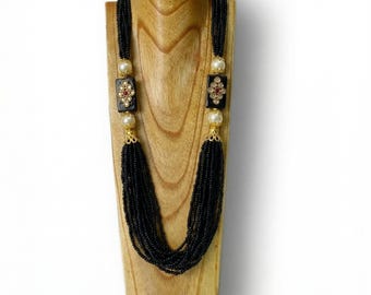 Elegante busto de joyería - porta joyas - porta collares - expositor de joyas de madera natural en tres tamaños