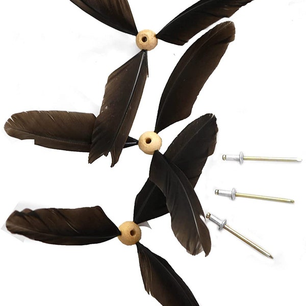 Replacement propeller replacement springs with 3 pins for wind chime seagull bird pig and many more