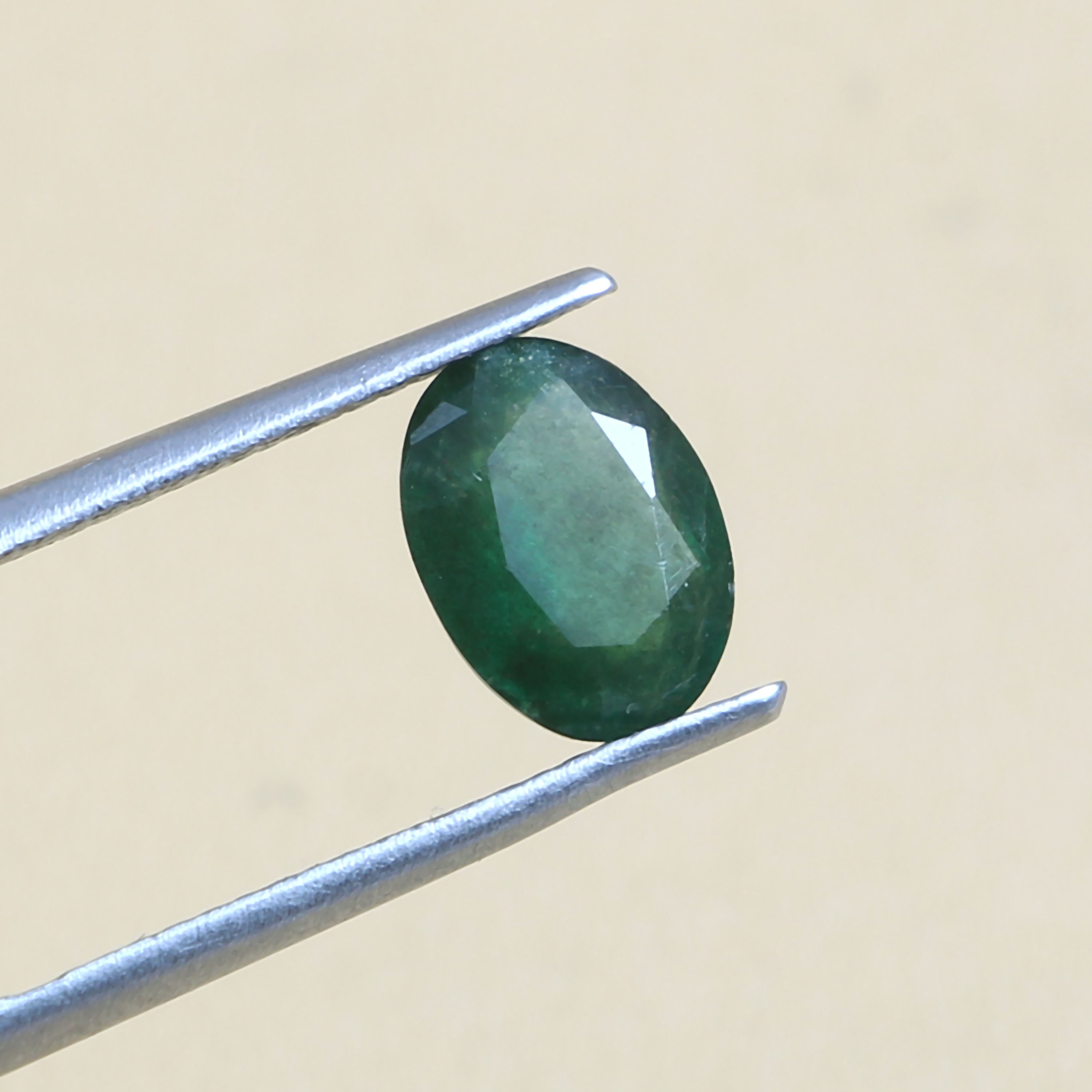 Natural Emerald Gemstone Oval Loose Emerald 1.55 Carat Etsy
