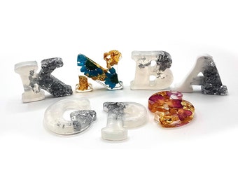 MD08-ALL 26 Letter Silicon Rubber moulds for resin craft casting