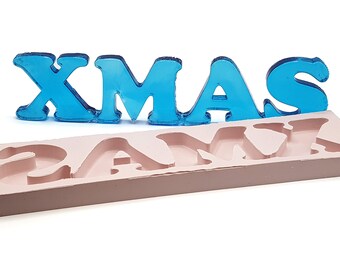 MD03 "XMAS" Silicon Rubber mould for resin craft casting
