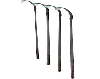 1950s Concrete Lampposts - Model Railway - N TT OO Scale (Unpainted)