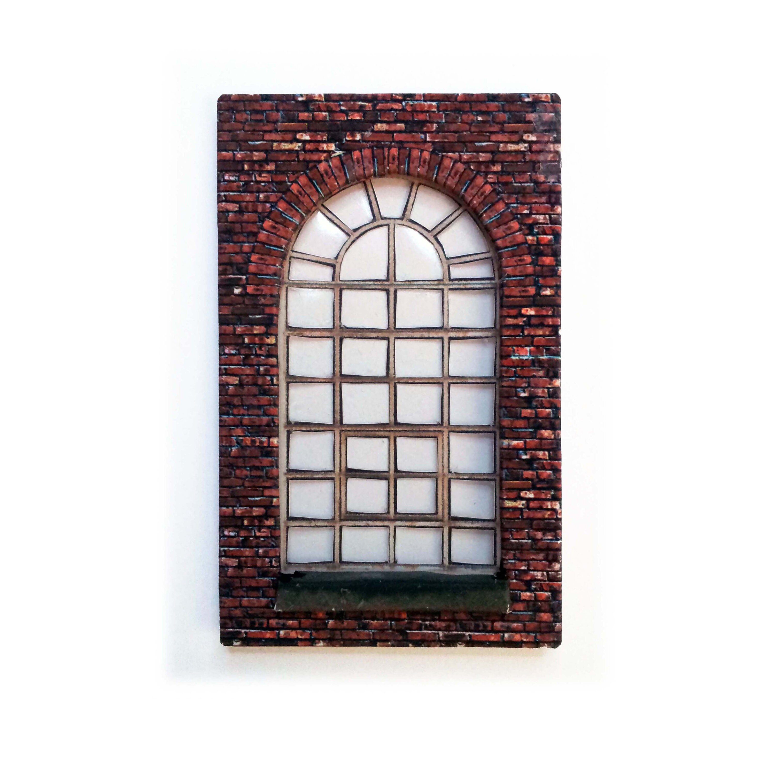 Laser Cut Arched Window Frame: Model Railway, N/OO/O Scale (unpainted ...