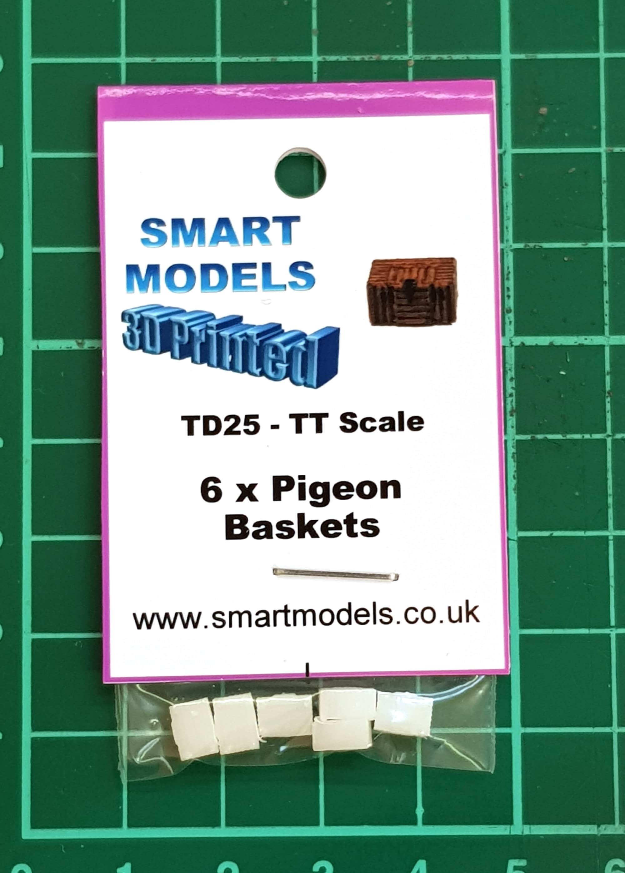 TD25 Pigeon Baskets Unpainted Model Railway N Scale TT Etsy UK