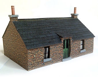 RES03C - Brick Cottage Digital Building Kit - OO scale