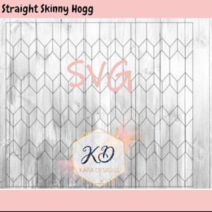 20 Hogg Buntglas gerade