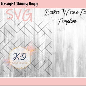 Basket Weave 30oz Skinny Straight Hogg