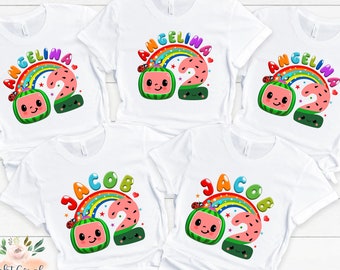 camisetas de cocomelon para cumpleaños