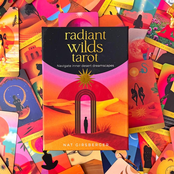 Radiant Wilds Tarot | Tarot Deck | Divination | Indie Tarot Deck | Vivid Color | Inclusive