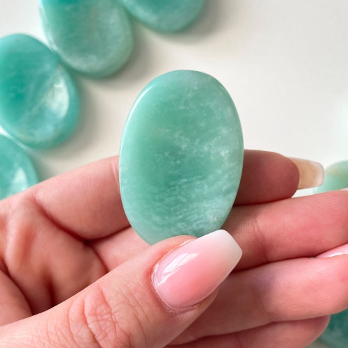 Good Luck Amazonite Worry Stone Healing Prosperity Stone Etsy Australia Good Luck Amazonite Worry Stone Healing Prosperity Stone Etsy Australia